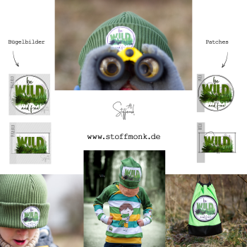 Patch / Aufnäher  - Wild (eckig)